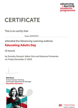 Educating Adults Day